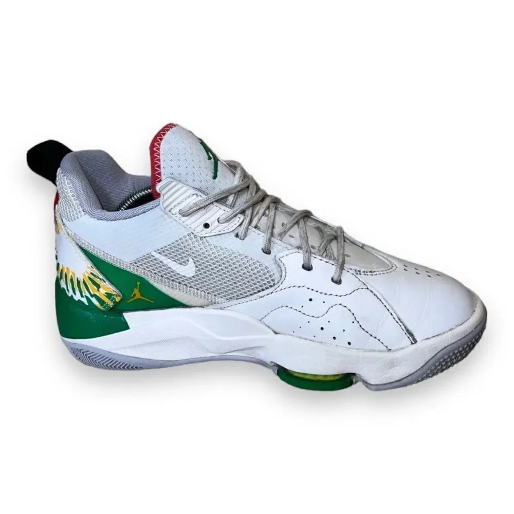 Jordan Zoom '92 'White Lucky Green Dark Sulfur' CK9183-103‎ Men's 8